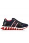 Christian Louboutin Nastroshark 즈 여성 Olona 칸바와 송아지를 가죽 해군 CL 신발