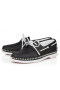 Christian Louboutin Gerockel 보트 신발 송아지를 가죽 검정 CL 신발