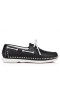 Christian Louboutin Gerockel 보트 신발 송아지를 가죽 검정 CL 신발