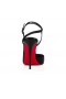 Christian Louboutin Jenlove100Mm 끈으로 펌프는 가죽 검정 Christian Louboutin Shoes