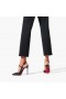 Christian Louboutin Jenlove100Mm 끈으로 펌프는 가죽 검정 Christian Louboutin Shoes