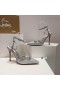 Christian Louboutin MaryKate 퀸 100MM 펌프리 장식 반짝이버