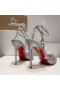 Christian Louboutin MaryKate 퀸 100MM 펌프리 장식 반짝이버