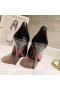 Christian Louboutin 간단한 특허가 가죽 펌프 85mm 블랙 CL 신발
