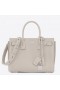 Saint Laurent 아기 de Sac Jour Souple 백 화이트 그레인 가죽