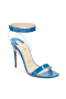 Christian Louboutin Jonatina100mm 샌들 PVC&가죽 블루 Christian Louboutin Shoes