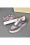 Jimmy Choo Hawaii F 낮은 최고 운동화를 보라색