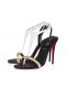 Christian Louboutin Athina100Mm 끈으로 된 샌들색
