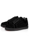 Christian Louboutin 재미있는 루이스 중 매 납 운동화를 블랙 Christian Louboutin Shoes