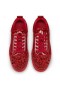 Christian Louboutin 루이스 중 P Pik Pik 납 운동화 메탈릭 스웨이드 및 스파이크 Loubi