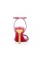 Christian Louboutin Mascasandal85Mm 샌들이 무지개 빛깔의 가죽 글램 Christian Louboutin Shoes