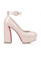 Christian Louboutin Movidastrap130Mm 펌프는 특허 송아지를 가죽 Leche Christian Louboutin Shoes