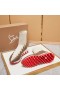 Christian Louboutin 미친 상 양말 스니커즈 니트 메시 흰색