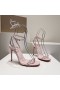 Christian Louboutin 그래서 나를 100mm 샌들이 스파이크 핑크 CL 신발