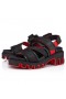 Christian Louboutin 여름 언덕 35Mm 샌들 Nappa 가죽 Neopren 고 리본을 검정 CL 신발