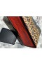 Christian Louboutin East West Cabata Tote 송아지 저 표범 인쇄 스파이크 Christian Louboutin 가방