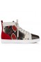 Christian Louboutin 루이 높은 최고 운동화를 송아지를 가죽 돋을새김된 멀티 컬러 Christian Louboutin Shoes