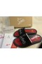 Christian Louboutin 남성 슬라이드 샌들이 납 꾸밈 고무 Black