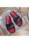 Christian Louboutin 남성 슬라이드 샌들이 납 꾸밈 고무 Black