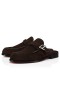 Christian Louboutin Muloman 뮬 송아지를 가죽 어두운 갈색 Christian Louboutin Shoes