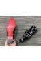 Christian Louboutin OctoDandelion 납 로퍼 블랙 벨벳