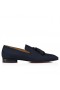 Christian Louboutin Officialito 퍼 스마트 직물 해양 CL 신발