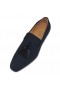 Christian Louboutin Officialito 퍼 스마트 직물 해양 CL 신발