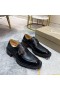 Christian Louboutin 우리의 Georges Derby 신발을 세분화 된 송아지를 가죽 검정