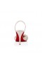 Christian Louboutin Queenissima 슬링 80mm 슬 펌프 Leche Christian Louboutin Shoes