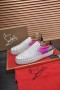 Christian Louboutin 선원 보 Orlato 스파이크에 미끄럼 운동화 자홍색