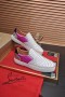 Christian Louboutin 선원 보 Orlato 스파이크에 미끄럼 운동화 자홍색