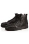 Christian Louboutin 높은 최고 루이 블랙/black/bk 송아지 운동화
