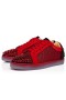Christian Louboutin 낮은 최고 Seavaste Orlato Loubi/블랙 스웨이드 운동화
