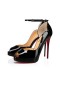 Christian Louboutin 플랫폼운 병아리 Alta120mm 블랙 특허 송아지