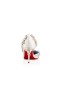 Christian Louboutin Pumps Brodirize70mm 버전 새틴 아이보리