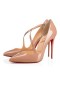 Christian Louboutin Pumps 점프 100mm 누드 가죽