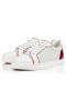 Christian Louboutin 운동화 재미 비에이라는 평 Bianco/loubi 송아지