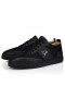 Christian Louboutin Retero Sneakers Grained Calf Leather Black