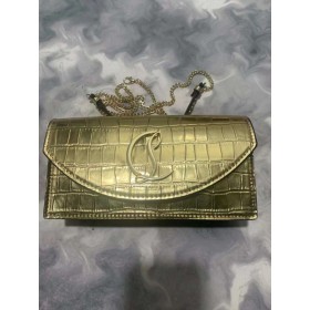 Christian Louboutin Loubi54 클러치죽 가죽 금속 금