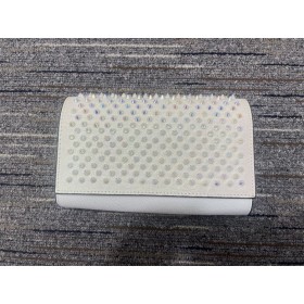 Christian Louboutin 팔로마 클러치 송아지를 가죽 그리고 스파이크색