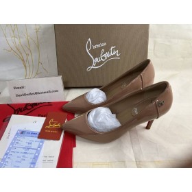 Christian Louboutin 스포티 Kate85Mm 펌프의 부드러운 특허 송아지 홍당무 Christian Louboutin