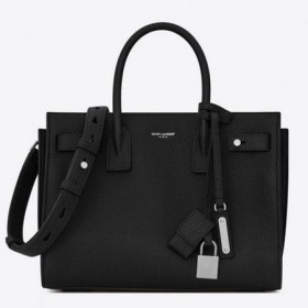 Saint Laurent ì기 de Sac Jour Souple ê°ë°© ë¸ë ê·¸ë ì¸ ê°ì£½ Saint Laurent ê°ë°©