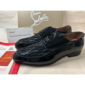 Christian Louboutin 옥스포드 그렉 블랙에 송아지