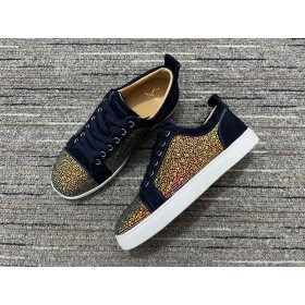 Christian Louboutin 루이스 주니어 스트 스니커즈 스웨드 가죽색
