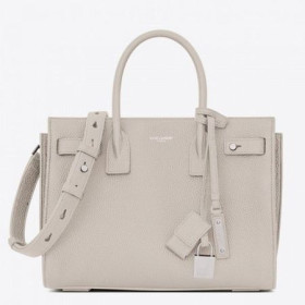 Saint Laurent ì기 de Sac Jour Souple ë°± íì´í¸ ê·¸ë ì¸ ê°ì£½