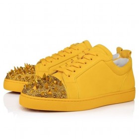 Christian Louboutin 루이스 중 P Pik Pik 납 운동화 스웨이드와 납 꽃가루