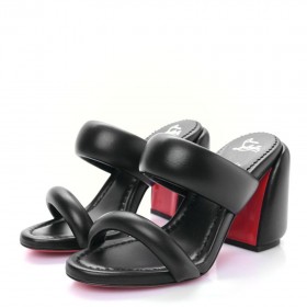 Christian Louboutin Inflama Sab ë®¬ 85mm Nappa ê°€ì£½ ê²€ì •