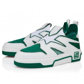Christian Louboutin Astroflash Sneakers Calf Leather And Fabric Tropical