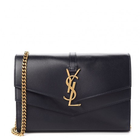 Torba Na lancu Saint Laurent Sulpice Iz Crne Glatke kože Saint Laurent Bag