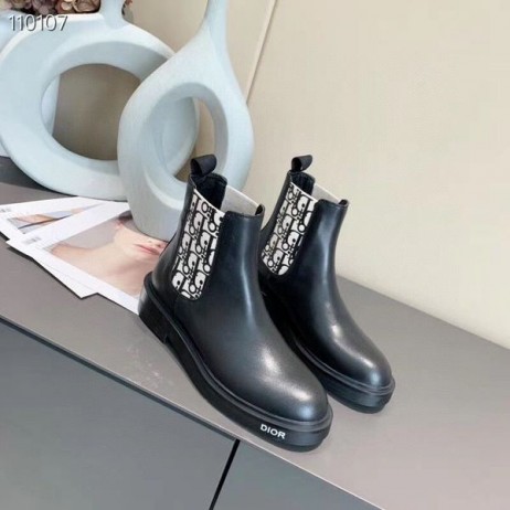 Čizme Dior Explorer Chelsea Ženske Tkanine Od Teleće Kože
